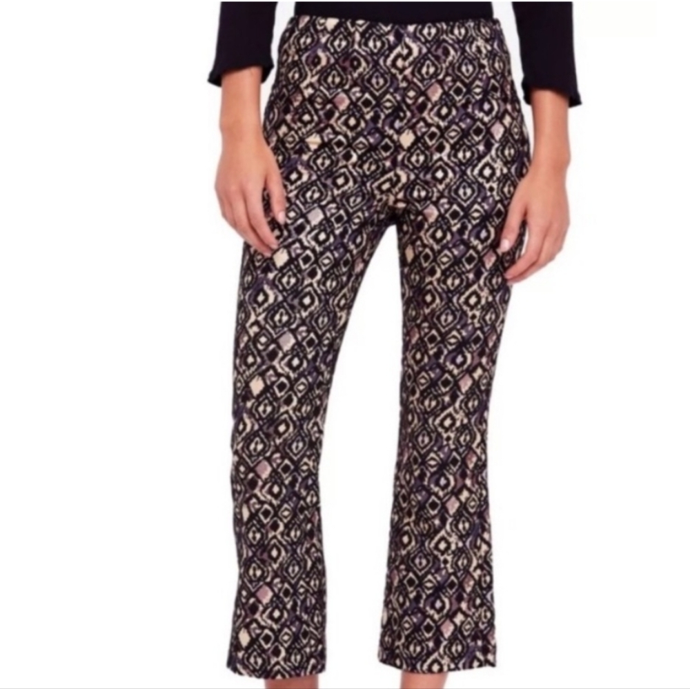 Free People Mod Metallic Printed Cropped Pants